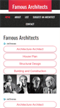 Mobile Screenshot of famous-architects.org